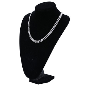 European American <b>Cross</b>-border for Men's Women's Trendy Clavicle Necklace Street Dance Accessories Zircon <b>Chain</b> - Product Image 3