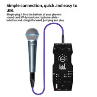 Câble de microphone 3,5 mm vers XLR, câble XLR mâle vers femelle 48 V compatible avec la carte son, mixeur, anti-interférence, son clair
