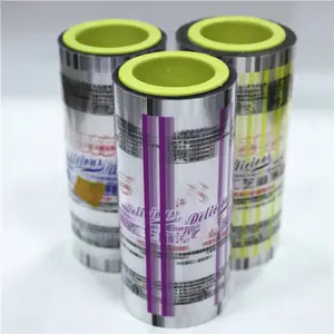 Custom Printing Factory Food Grade Packaging Roll Laminated Foil Plastic Packaging Film Roll For Potato Chips