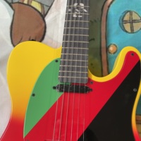 Guitarra Eléctrica NERV TL, Cuello de Arce Rojo, Cuerpo de Caoba, Diapasón de Palisandro, 6 Cuerdas, 22 Trastes, Pastillas S-H, Rendimiento Profesional