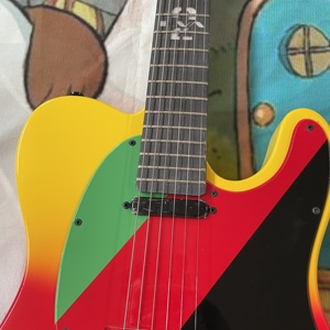 <span class=keywords><strong>Guitare</strong></span> électrique NERV TL rouge, manche en érable, corps en acajou, touche en palissandre, plaque <span class=keywords><strong>de</strong></span> protection, performance professionnelle, livraison rapide - Product Image 2