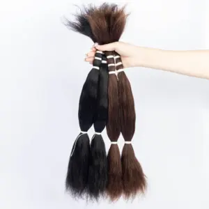 Bulk Hair Human Hair Braiding Micro Braiding Hair Human Bulk Virgin Human  Braiding Hair Water Wave Human Hair Braids Extension - AliExpress