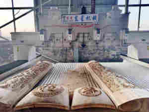 Gỗ rắn <span class=keywords><strong>3</strong></span> trục <span class=keywords><strong>CNC</strong></span> gia công Router cho khắc và phay sản xuất với các thành phần cốt lõi mang và động cơ - Product Image 5