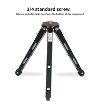 Trépied en alliage d'aluminium avec plusieurs interfaces d'extension, support pour cardan, pince pour téléphone, Magic Hand, support de bureau pour diffusion en direct
