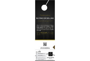 معلق باب بتصميم حر دعائي، ورقة إعلانية ذات شكل خاص، معلقات بإحكام مطبوعة مخصصة - Product Image 5