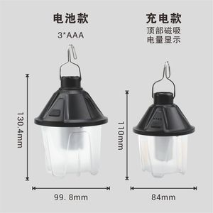 Lampe de camping LED rechargeable pour l'extérieur, lanterne suspendue blanc chaud pour le camping, la maison et le marché nocturne - Product Image 4