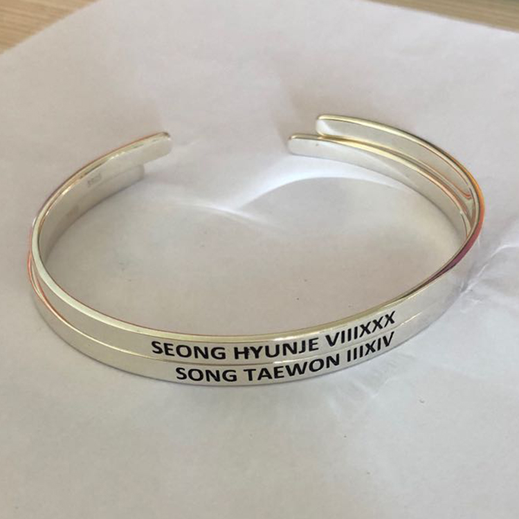 Songda 26 Letras A-z Brazalete De Cuentas De Metal Brazalete Songda 26 Letras A-z Brazalete De Cuentas De Metal Brazalete