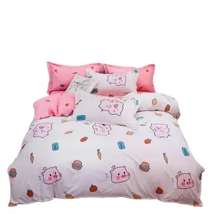 Custom Print Cheap luxury Home 100% Cotton Kids Bed Linen For Children
