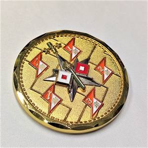 Métal 3D personnalisé placage doré gravé en relief 3D emblème fantastique pièces de défi personnalisées pour souvenir - Product Image 2