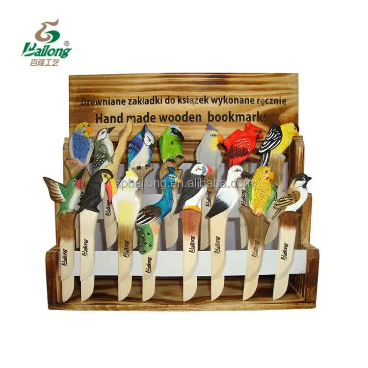Hand gefertigte niedliche Geschenk Souvenir benutzer definierte Tier Holz Lesezeichen