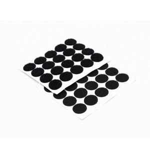 Cinta Adhesiva de Gancho y Bucle de Nylon/Poliéster Negra de Alta Adhesión con Respaldo Adhesivo para Bolsas, Prendas, Patas de Silla y Gestión de Cables - Product Image 3