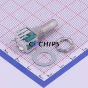 ตัวต้านทานปรับ RK09L12D0A1T/โพเทนชิออมิเตอร์ผ่านรูส่วนประกอบ (THT) 10kOhm 20% 10V 50mW - Product Image 2