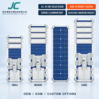 Lampadaire solaire intégré OEM ODM avec modules LED haute efficacité pour les projets d'éclairage routier municipal