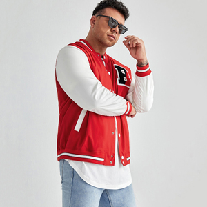 Vestes Varsity pour Hommes, Logo Personnalisé, Laine, Vestes Varsity Personnalisées pour Hommes, Vestes Varsity à Manches Longues Blanches pour Hommes - Product Image 1
