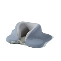 Support de tête gonflable d'oreiller de cou de voyage en forme de U de mousse de mémoire d'avion portatif pour le bureau de literie de vol