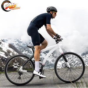 Vélo de montagne en fibre de carbone A5 léger de 28 pouces, 12 vitesses, freins à disque hydrauliques, double suspension, cadre entièrement antichoc, ergonomique - Product Image 1