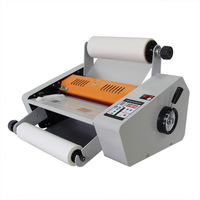 Papier de bureau QK-380 A3 + machine à plastifier à chaud et à froid simple et double face BOPP avec tondeuse