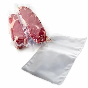 Fast delivery products in stock Vacuum sealer pouches for meat sausage fish packaging