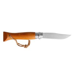 फ्रेंच 3.2 "उच्च गुणवत्ता वाले स्टेनलेस स्टील ब्लेड बेच लकड़ी हैंडल लोनीनार्ड सुरक्षा रिंग लॉक पॉकेट चाकू - Product Image 3