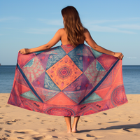 Sarong hawaïen pour femme, maillot de bain de plage, Sarong, imprimé, Style hawaïen, grande taille, qualité, vente en gros
