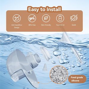 <span class=keywords><strong>Tire</strong></span>-<span class=keywords><strong>lait</strong></span> double portable, sans fil, rechargeable, mains libres, LED réglable, silicone PP sans BPA, petit et confortable - Product Image 6