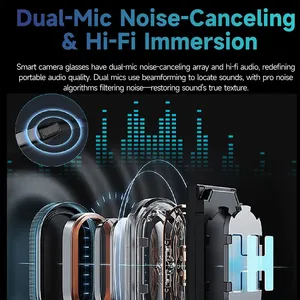 Lunettes Intelligentes M01SPro AI pour la Photographie 800W Bluetooth, Volume Réglable Coulissant, Traduction, Photographie Intelligente - Product Image 6
