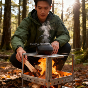 <span class=keywords><strong>Chimeneas</strong></span> <span class=keywords><strong>de</strong></span> Acero para Exteriores con Almacenamiento <span class=keywords><strong>de</strong></span> Leña, <span class=keywords><strong>Chimeneas</strong></span> Altas para Barbacoa con Leña Seca - Product Image 4