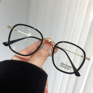 Montures de lunettes ovales anti-lumière bleue pour femmes, taille moyenne, verres anti-radiation, YC5128 B2 - Product Image 5