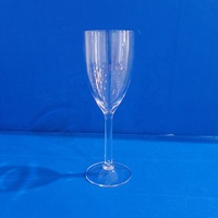 Vente en gros de flûtes et gobelets à vin en plastique incassable de luxe, design moderne, capacité 260 ml, pour les toast