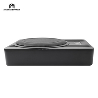 Subwoofer para Auto de 1200W y 10 Pulgadas, Ultra Delgado, Activo, Bajo Asiento, 12V, Sistema de Altavoces con Amplificador de Audio para Auto de Alta Potencia