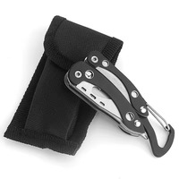 Couteau de poche pliable multi-outils en acier inoxydable léger et portable pour le camping, la randonnée, la survie et les voyages