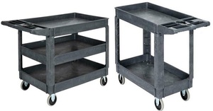 Chariot de cuisine en plastique chariots à outils de service à usage intensif chariot utilitaire en métal pour cuisine et restaurant - Product Image 2