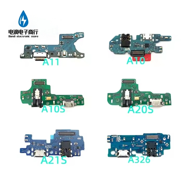 Mobile Phone Charging Port Board with Flex Cable for Samsung C Samsung A12 Charging Port Repair Parts
