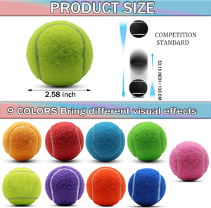 Pelotas de <span class=keywords><strong>tenis</strong></span> de lana sin presión duraderas Premium de alta calidad, goma de entrenamiento deportivo y entretenimiento - Product Image 2