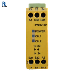 โมดูลรีเลย์ควบคุมความปลอดภัย PNOZ X2 PNOZ X1 ประสิทธิภาพสูง ชุดป้องกันวงจรอุตสาหกรรมเพื่อความปลอดภัยในการทำงานอัตโนมัติ - Product Image 1