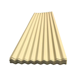 Hoja de teja de techo de metal rojo ladrillo Hoja de techo recubierta de color Acero galvanizado PPGI PPGL Hoja de techo de metal de color corrugado - Product Image 4