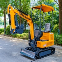 Mini-excavatrice compacte MK10, portée de fouille de 2880 mm, machine de micro-excavation pour espaces étroits