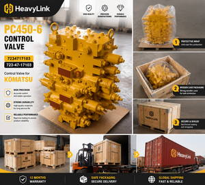 วาล์วควบคุม HeavyLink PC450-6 สำหรับ Komatsu 7234717103 ชิ้นส่วนไฮดรอลิกความแม่นยำสูง รับประกัน 12 เดือน - Product Image 4