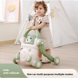 Có thể điều chỉnh 4-trong-1 đa chức năng có thể gập lại đẩy xe tay ga bé đi bộ 15kg Tải công suất cho việc học tập đi bộ lứa tuổi 6 tháng-3 năm - Product Image 3