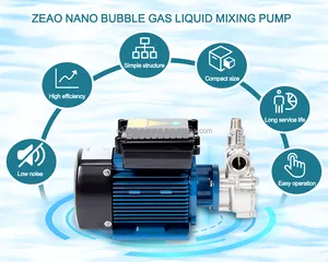 Electricidad nano burbuja de aire generador de nano micro burbujas/ozono bomba de mezcla de agua de
