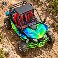 Kart de Dune Buggy Haute Performance avec Châssis Tubulaire et Pneus à Clous pour les Dunes de Sable et les Circuits de Loisirs