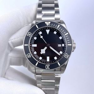 Reloj de Buceo Mecánico con Correa de Acero Inoxidable, Resistente al Agua 30 bar, Movimiento Automático de Lujo, Alarma, Cronógrafo, Diseño Deportivo - Product Image 1