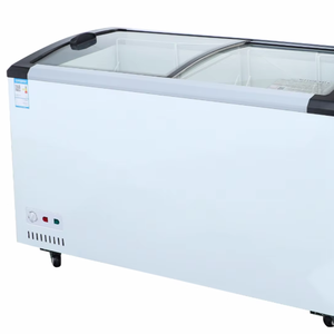 Congélateur coffre commercial 100-500 litres à 2 portes, refroidissement par air, pour supermarché, crème glacée, avec étagères réglables - Product Image 5