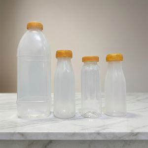 Botella de Plástico HDPE Resistente para Leche y Jugos, con Tapa Segura y Sellado, para Envasado de Bebidas Lácteas, Jugos y Líquidos - Product Image 3
