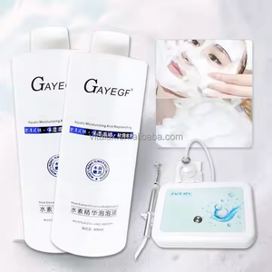 Idro dermoabrasione facciale di Mousse di idrogeno bolla 400ml di acqua soluzione di pulizia profonda liquido per la macchina di ossigeno - Product Image 1