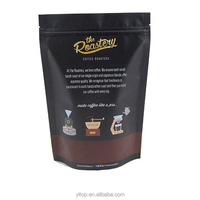 Pochette d'emballage personnalisée noire mate de qualité alimentaire, résistante à l'humidité, avec logo, pour chewing-gum
