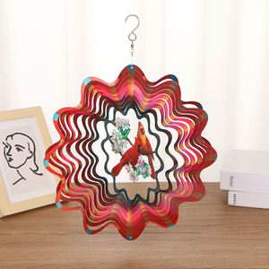 Tourniquet à vent extérieur en métal 3D, 10 et 12 pouces, papillon suspendu en acier inoxydable, pour la décoration de jardin et de patio - Product Image 5