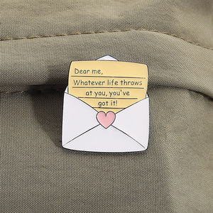 Nuova Serie di Spille con Testo Ispirazionale, <span class=keywords><strong>Badge</strong></span> Creativi Personalizzati con Cartoni Animati Colorati e Frasi Motivazionali in Inglese - Product Image 6