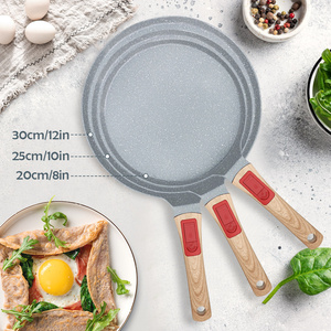 Sartén de <span class=keywords><strong>aluminio</strong></span> <span class=keywords><strong>fundido</strong></span> con revestimiento cerámico antiadherente para chapati y crepes, con base de inducción, venta al por mayor - Product Image 4