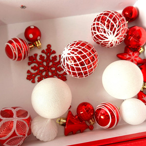 Bolas colgantes de Navidad impermeables de alta calidad, juego de decoración de árbol, adornos de lujo únicos para uso festivo DIY - Product Image 4